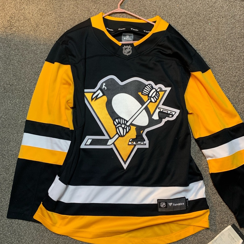 Fanatics Pittsburgh Penguins Black/Yellow Jersey